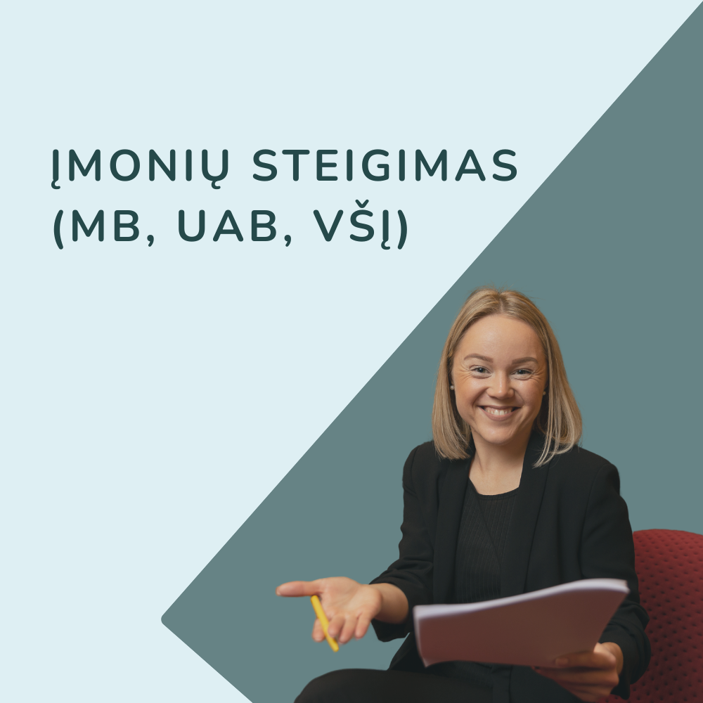 Įmonių steigimas (MB, UAB, VŠĮ)