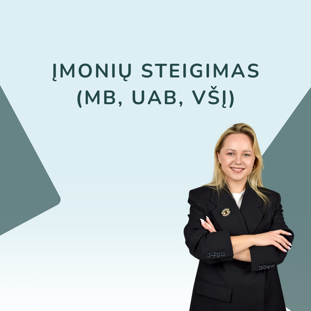 Įmonių steigimas (MB, UAB, VŠĮ)